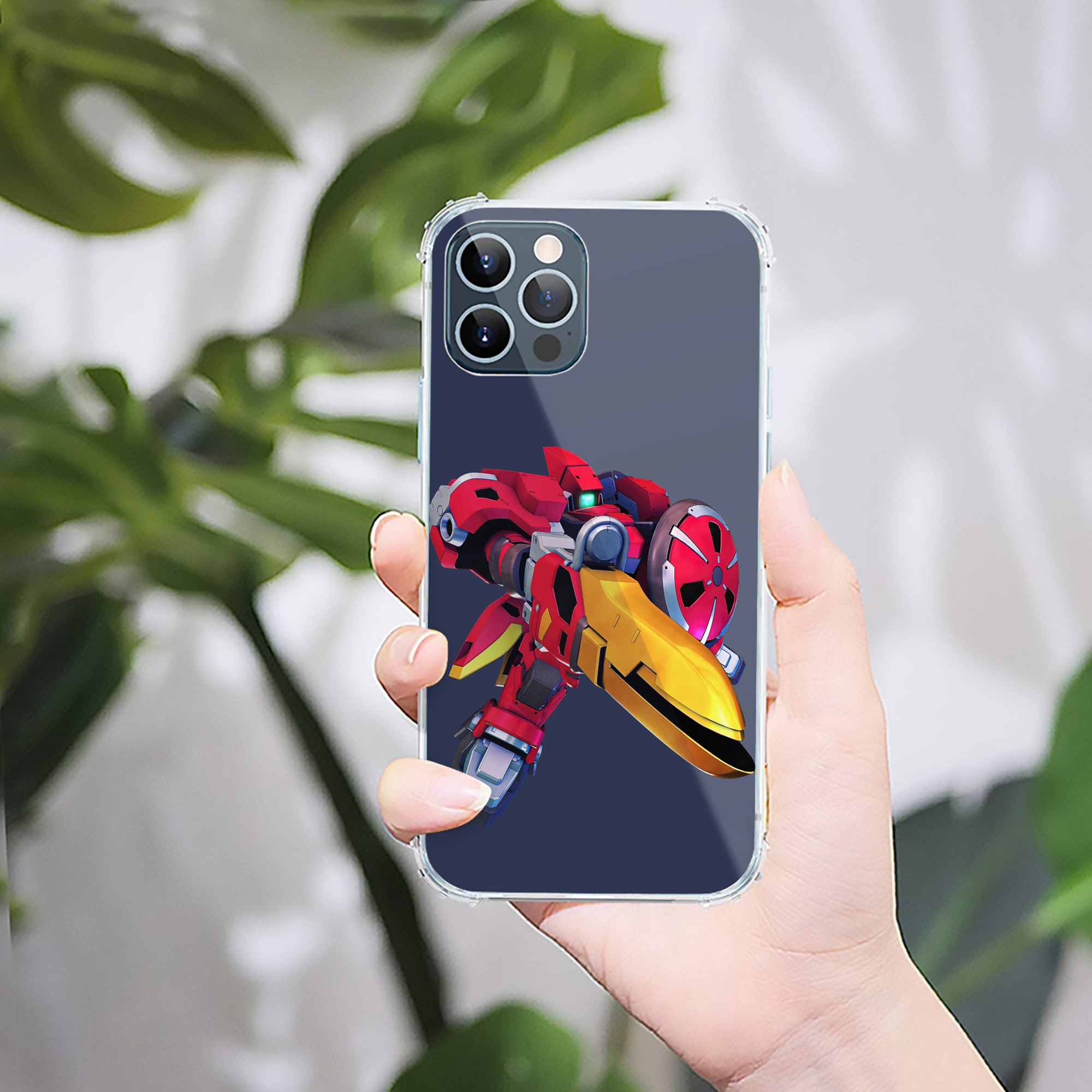 （画像用） 機動戦士ガンダム Mobile Suit Gundam 【iPhone 12シリーズ対応】透明スマホケース（クリアソフトケース）